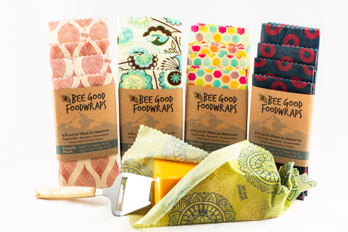 Green Mandalas Beeswax Wrap Collection