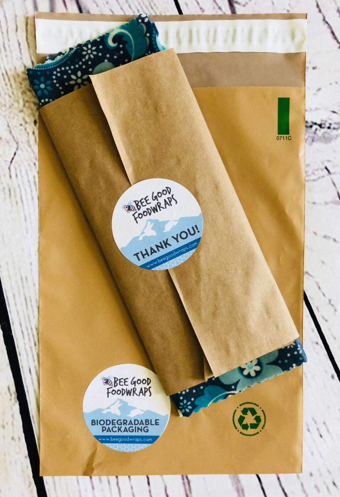 Green Mandalas Beeswax Wrap Collection